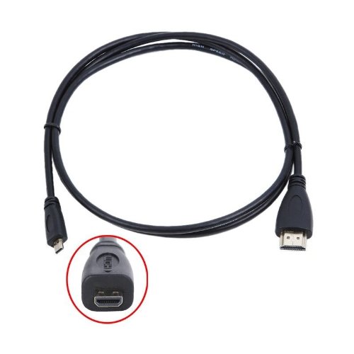 mayite Micro HDMI 1080P TV Cable de vídeo para Sony Cybershot DSC-HX90 V DSC-WX500 Cámara