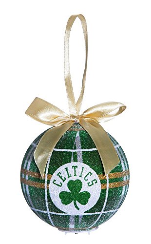 100mm LED Ball Ornament, Boston Celtics
