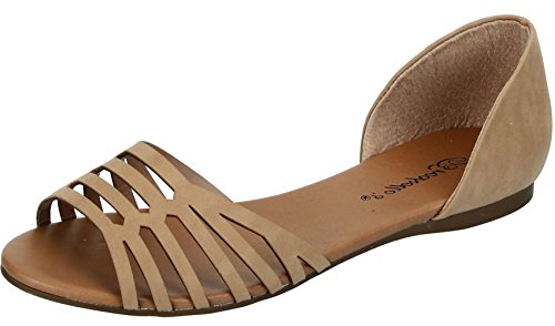 Women's D'Orsay Slip On Flat Sandals