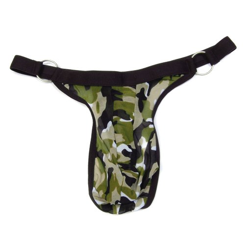 男性　Tバック  下着  Gストリング  パンティ  セクシー　迷彩