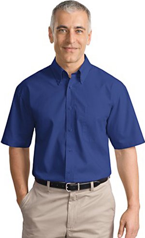 Port Authority Men's Short Sleeve Value Poplin Shirt