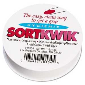 

LEE10134 Sortkwik Fingertip Moisteners, 1 3/4 oz, Pink