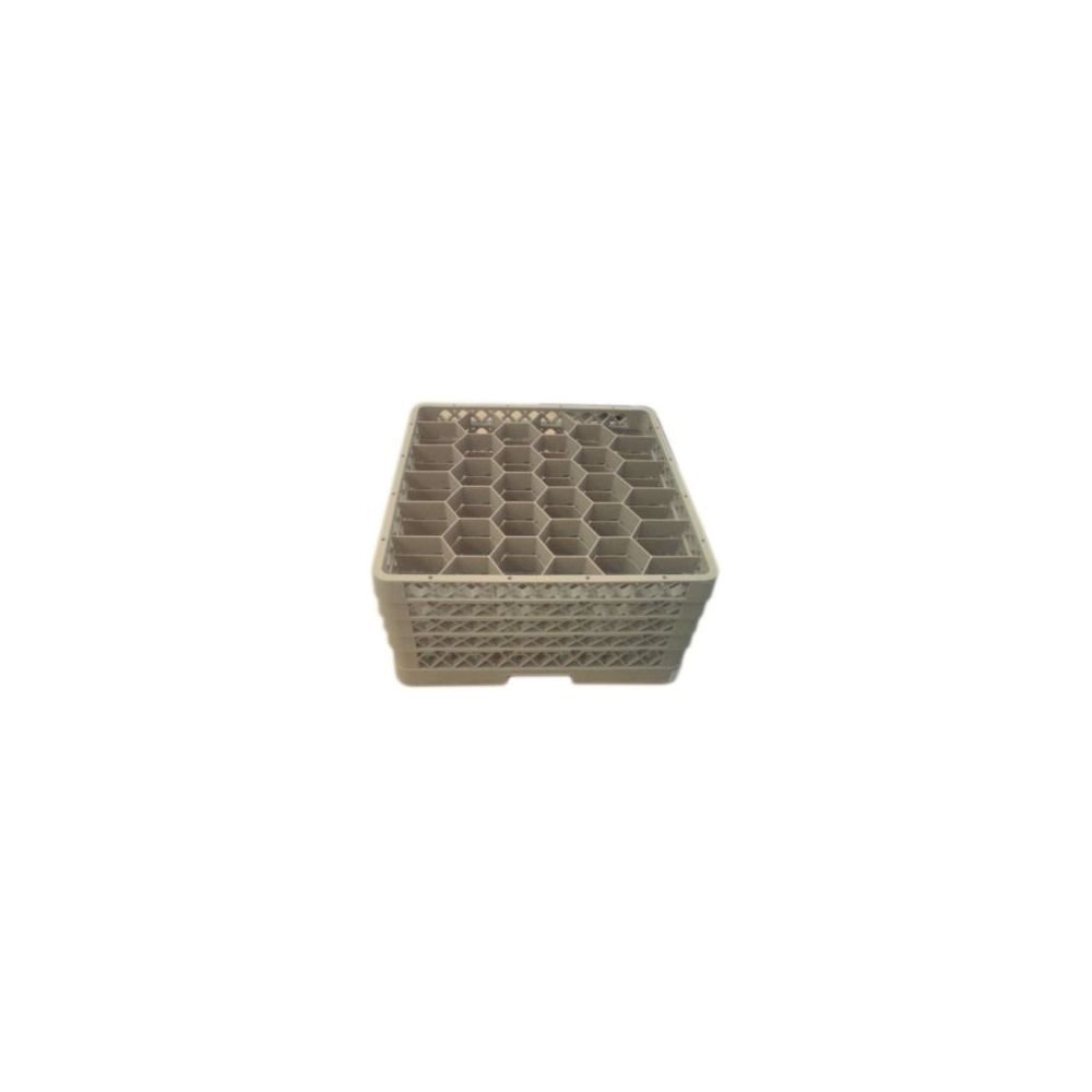 

Vollrath TR12HHHH Traex Beige 30 Comp. Glass Rack with 4 Extenders