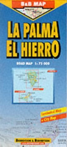 La Palma/El Hierro, Lam 1:75,000 (English, Spanish, French, Italian and German Edition) by B&b