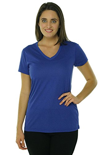 Nike Women's Regular Legend S/S V-Neck - Small - Space Blue