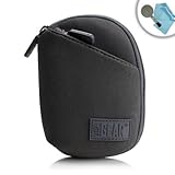 Sleek, Cushioned Carrying Case with Belt Loop for iPod , Samsung Galaxy Player and more MP3 Players - Includes Cleaning Kit