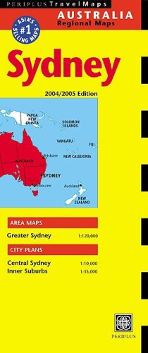 Sydney Travel Map 3rd Edition: 2005/2006 Edition (Australia Regional Maps) by Periplus Editors