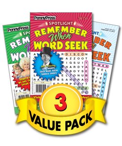 Spotlight Remember When Word Seek-3 Pack