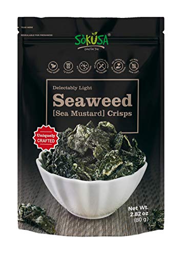 Algopix Similar Product 8 - SoKusa Seaweed Sea Mustard Crisps