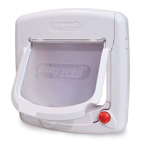 

PetSafe Staywell Magnetic 4-Way Locking Cat Flap, White