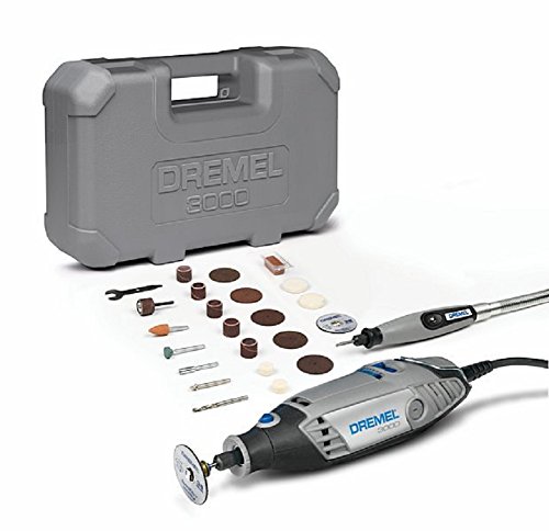 DREMEL Herramienta multifunción 130 Vatios F013 3000 JD con Maletín de 25 y accesorios eje flexible [Importado]