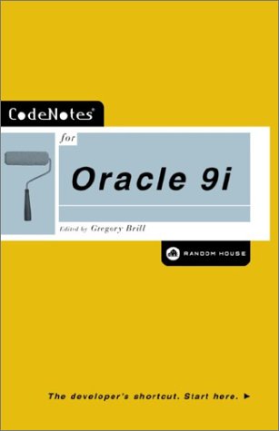 Algopix Similar Product 10 - Codenotes for Oracle 9i