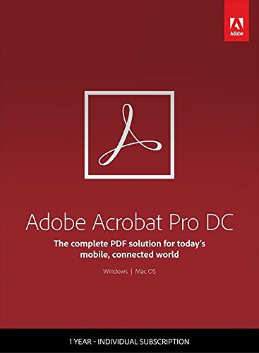 Algopix Similar Product 18 - Adobe Acrobat Pro DC  1 Year