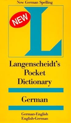 Langenscheidt's Pocket Dictionary German: German-English, English-German (Langenscheidt's Pocket Dictionaries)