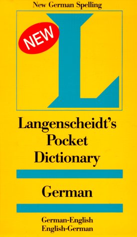 Langenscheidt's Pocket Dictionary German: German-English, English-German (Langenscheidt's Pocket Dictionaries) by Langenscheidt