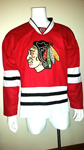 

PATRICK KANE CENTER ICE CHICAGO BLACKHAWKS HOME RED JERSEY KIDS SIZE SMALL/MEDIUM