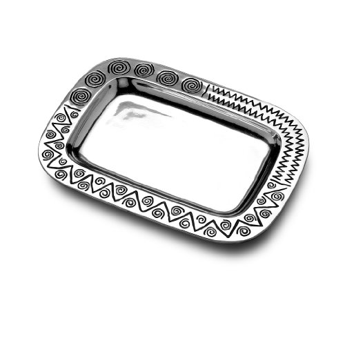 

Wilton Armetale Reggae Tray, Rectangular, 9-3/4-Inch by 13-3/4-Inch