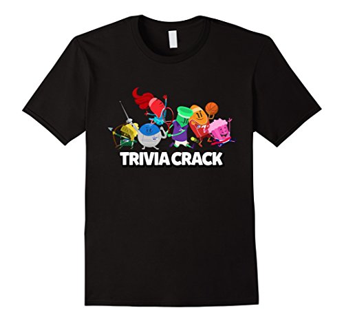 Men's Trivia Crack Olympics T-Shirt Small Black
