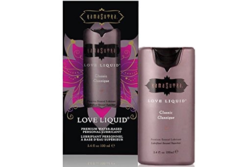 Kama Sutra Love Liquid Classic Water Based Lubricant [Designed for sensitive skin Formulated to moisturize and mourish the skin] : Size 3.4 fl.Oz