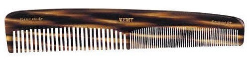 Kent - The Handmade Comb - 192 mm Large Coarse and Fine Toothed Comb Sawcut 9T