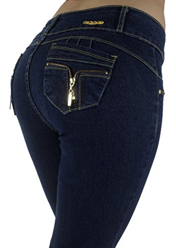 Style M947 - Colombian Design, Mid Waist, Butt Lift, Skinny Jeans