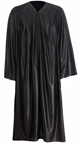 GraduationMall Unisex-adult's Economy Shiny Graduation Gown Only Size S-XXXX Large