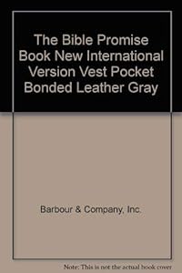The Bible Promise Book New International Version Vest Pocket Bonded Leather Gray by Inc. Barbour & Company