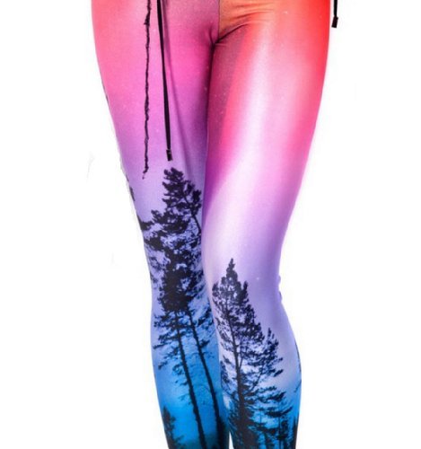 Pink Wind® Aurora Skye Neon Purple Leggings S M L