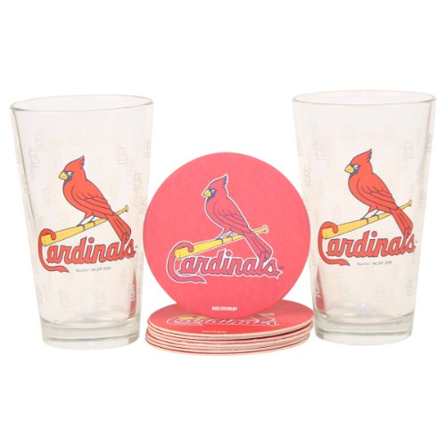 MLB Pint Glass and Coaster Set (2 Pack)