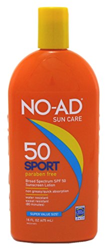 NO-AD Sport Sunscreen Lotion SPF 50 -- 16 fl oz