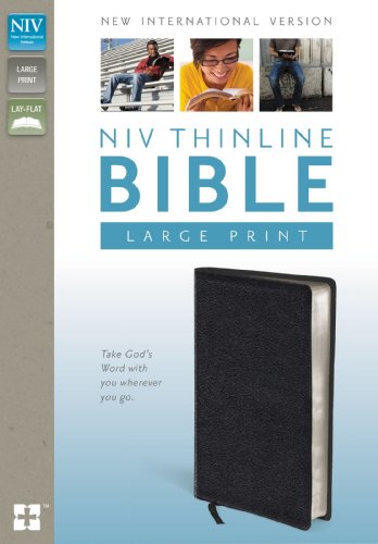 NIV Thinline Bible, Large Print by Zondervan
