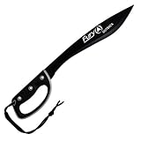 FURY Kukri Outback Machete with D Guard Handle and Tactical Nylon Sheath, 20-Inch