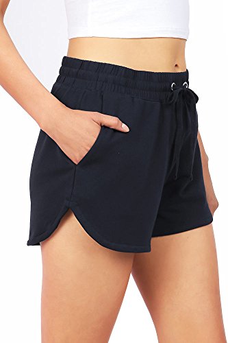 Ambiance Women's Juniors Perfect Jogger Gym Shorts