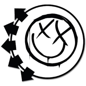 Smiley Face Car Bumper Sticker - 4x4 Inch Fun Decal For Your Vehicle