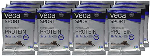 Vega Sport Protein Powder, Mocha, 1.5oz (12 Count)