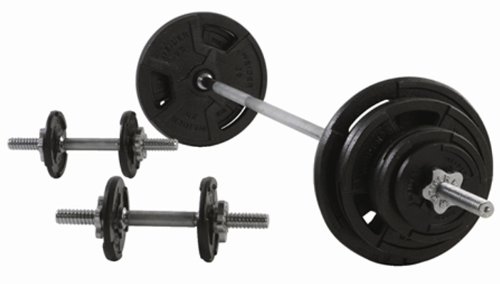 Algopix Similar Product 15 - Weider Spin Lock Weight Set, 160-Pound