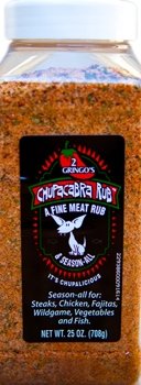 2 Gringos Chupacabra Meat Rub & Season All 25oz Bottle (Pack of 2)