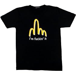 ジョークTシャツ i'm fuckin' it (Mサイズ)