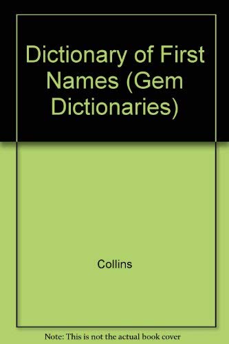 Collins Gem First Names (Collins Gems) by Collins Gem