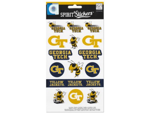 me & my BIG ideas Officially Licensed NCAA Spirit Stickers, Georgia Tech