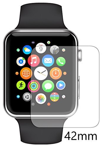 Bastex - Apple Watch 42mm Screen Protector [Full Screen Coverage] [1-Pack] Anti-Bubble Ultra HD Shield