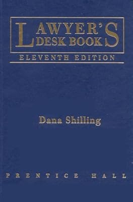 Lawyer's Desk Book by Prentice-Hall (1999-11-15)