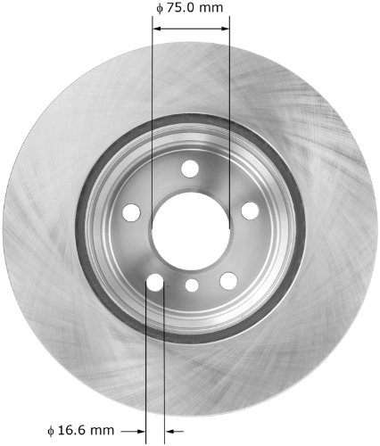 

Bendix PRT6044 Brake Rotor