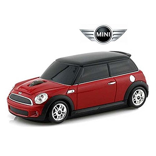 ミニクーパー 無線カーマウス 2.4Ghz MINI-COPS-RE レッド