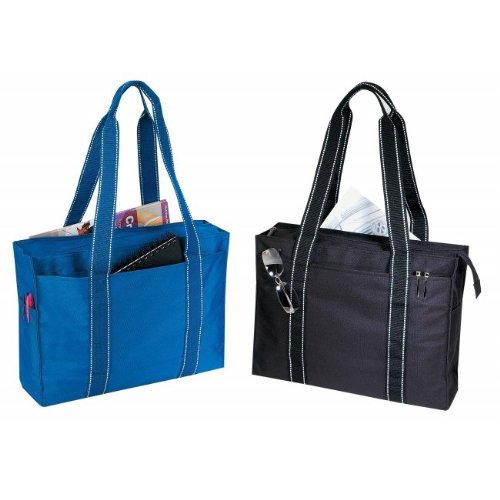 Poly Zipper Tote Bag