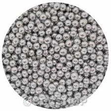 

Bakers EZ Way Dragees Silver Sugar Cake Cupcake Cookie Sprinkles, 2mm