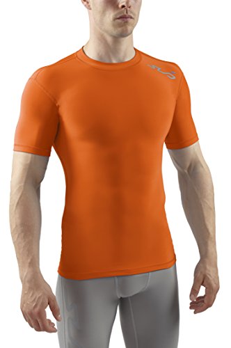 SUB Sports COLD Mens Compression Shirt - Short Sleeve Top Thermal Base Layer