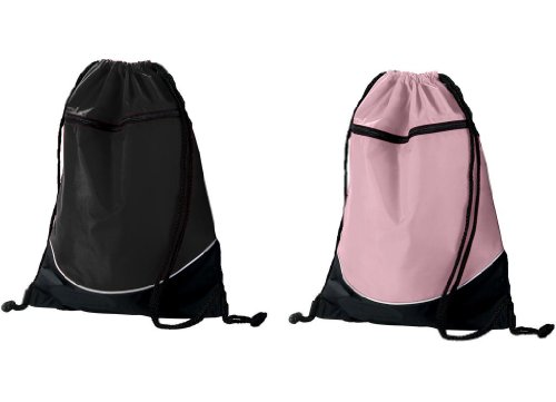 Augusta Sportswear Tri-Color Drawstring Backpack. 1920