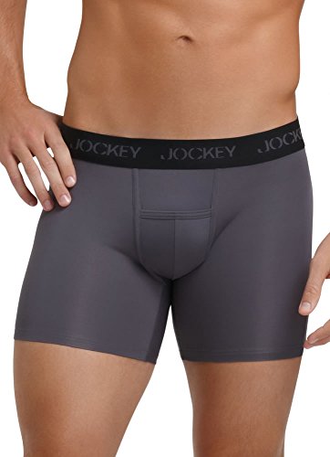 Jockey Men's Underwear Big Man Microfiber Performance Boxer Brief