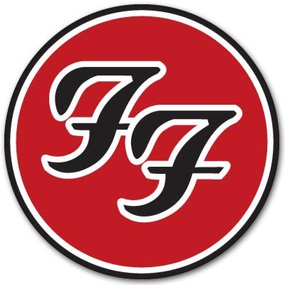 Foo Fighters american rock Vynil Car Sticker Decal - Select Size